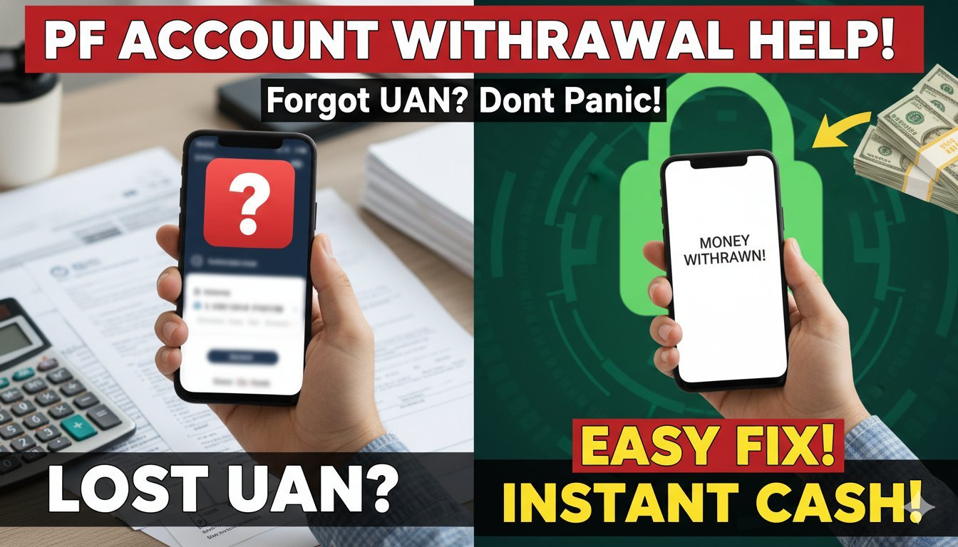 PF अकाउंट से पैसा निकालने के लिए UAN नंबर रिकवर करने का स्टेप-बाय-स्टेप गाइड
