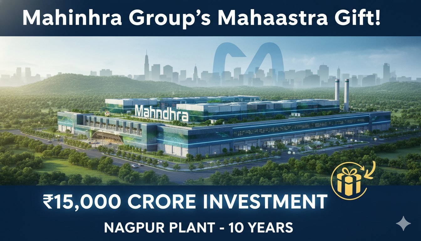 महिंद्रा ग्रुप का नागपुर प्लांट निवेश घोषणा
