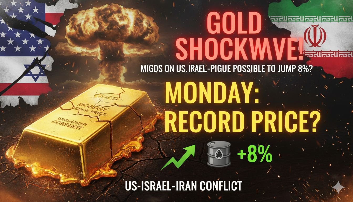 US-इजराइल-ईरान युद्ध के बीच सोने और कच्चे तेल की कीमतों में तेज उछाल, गोल्ड $5200+ और ब्रेंट क्रूड $73+